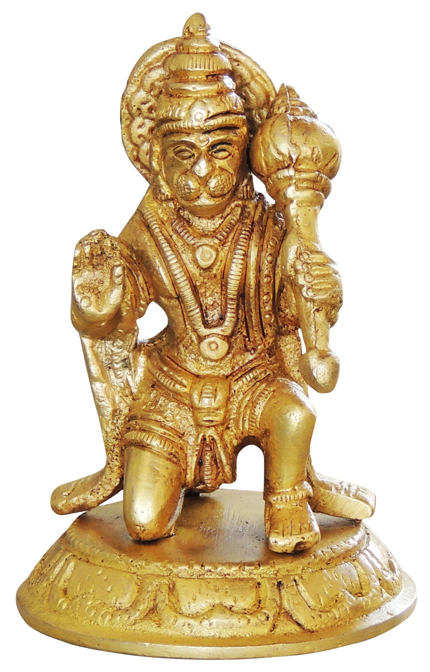brass lord hanuman front