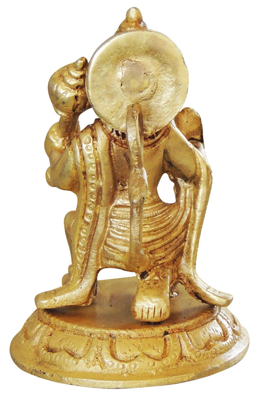 brass lord hanuman statue