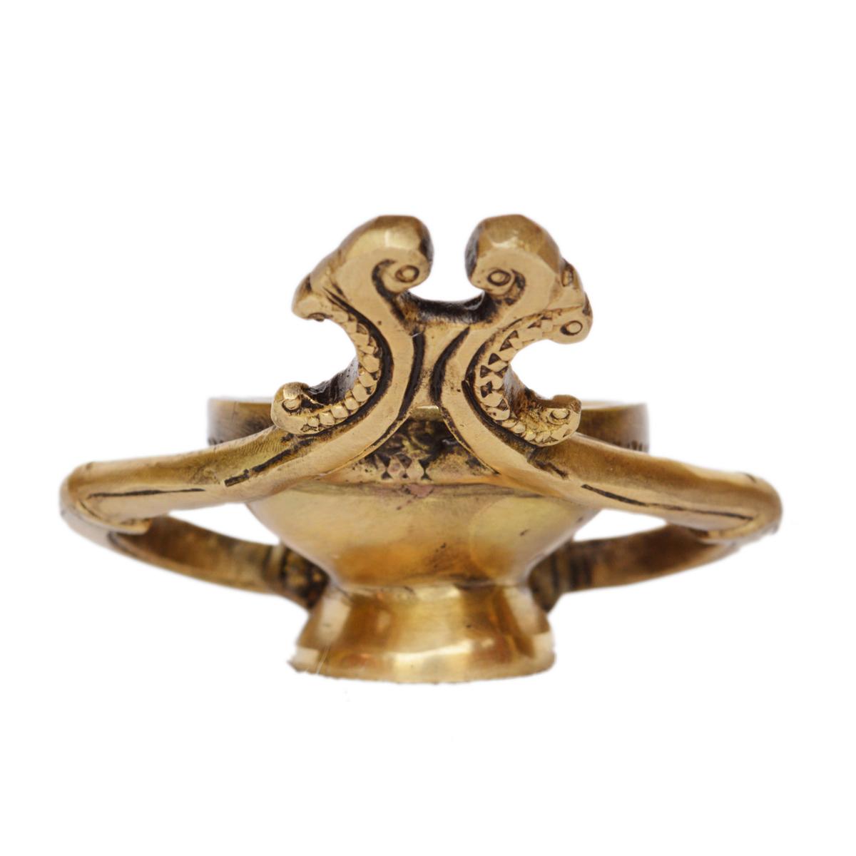 brass lamp back