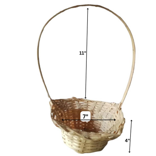 Bamboo Flower Basket