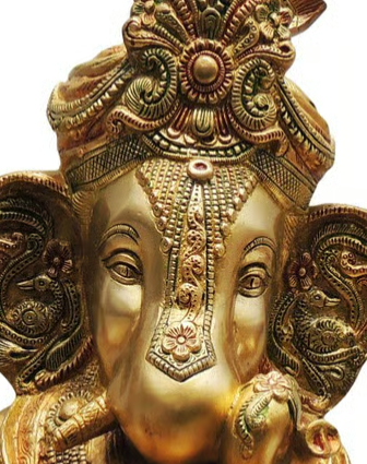 Brass_Pagdi_Ganpati_in_Sukhasana