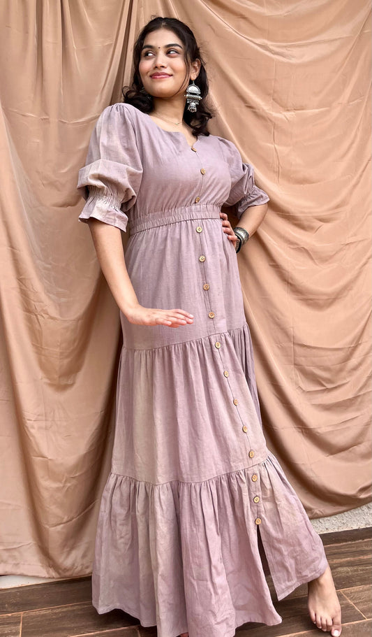 Lilac Layered Ease Dress