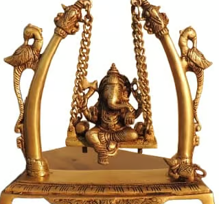 Ganpati on Jhoola – closeup