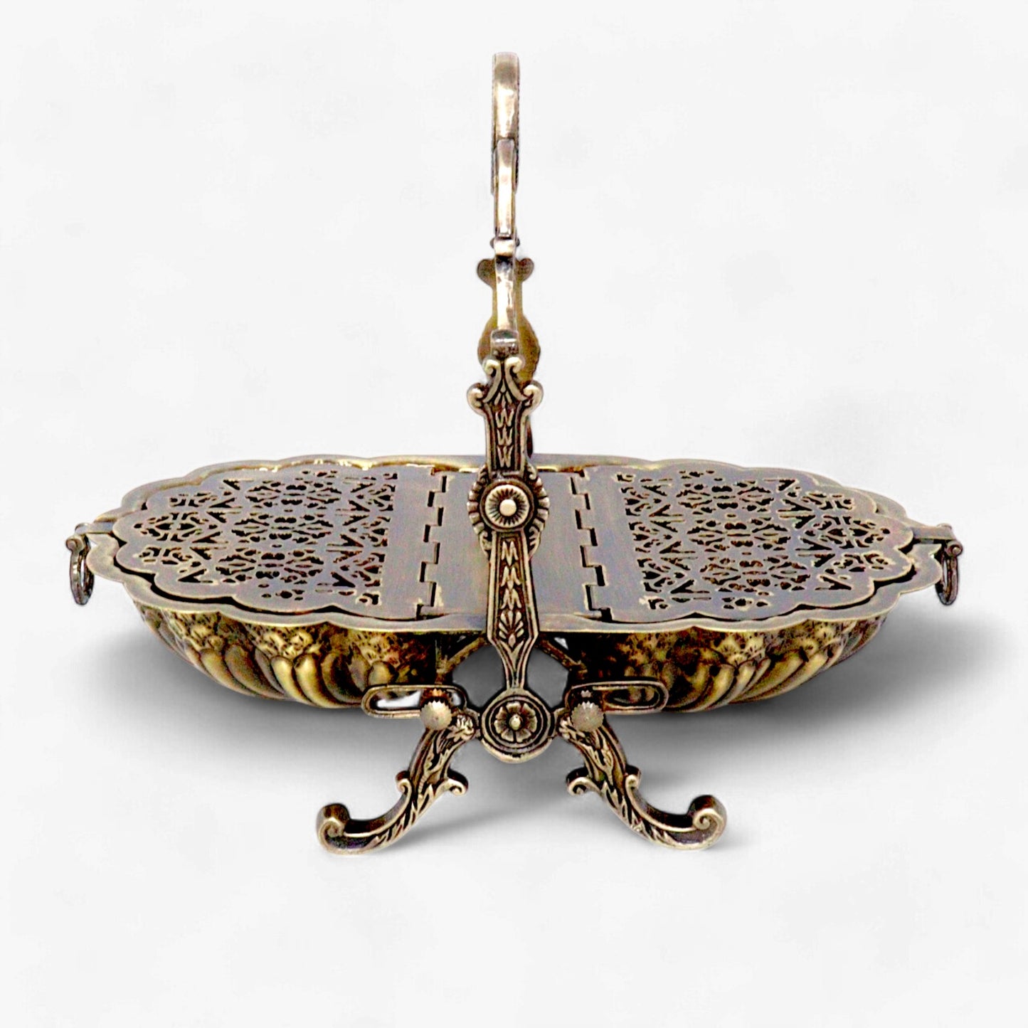 Brass Shell Box for Cookies and Dry Fruits