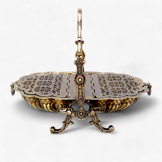 Brass Shell Box for Cookies and Dry Fruits
