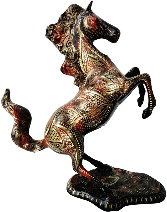 brass stallion side view