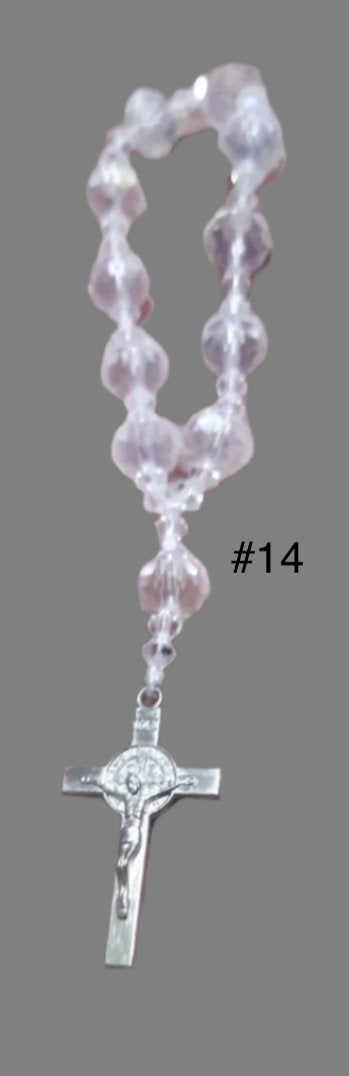 white rosary beads online