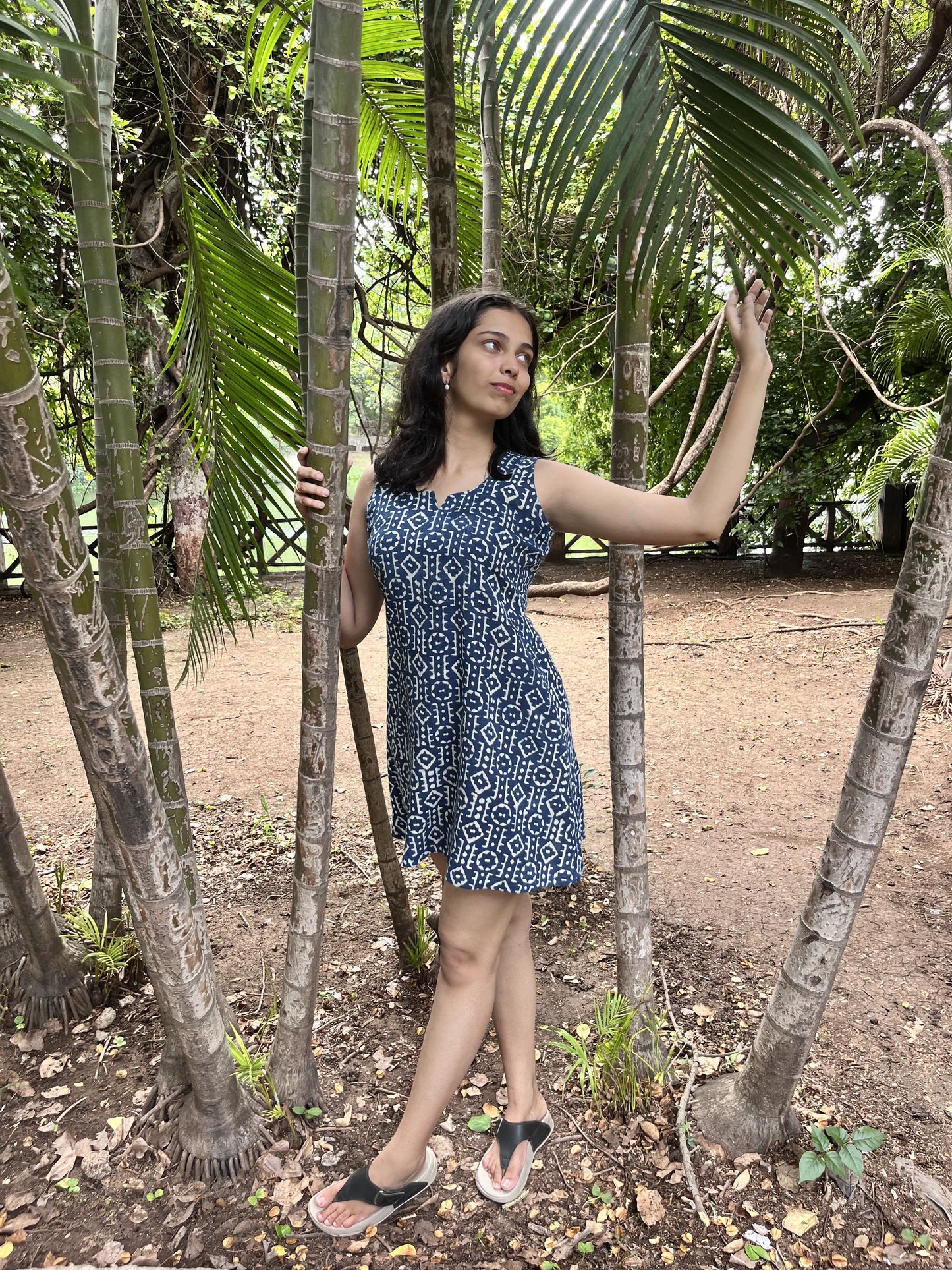 Indigo Breeze Dress