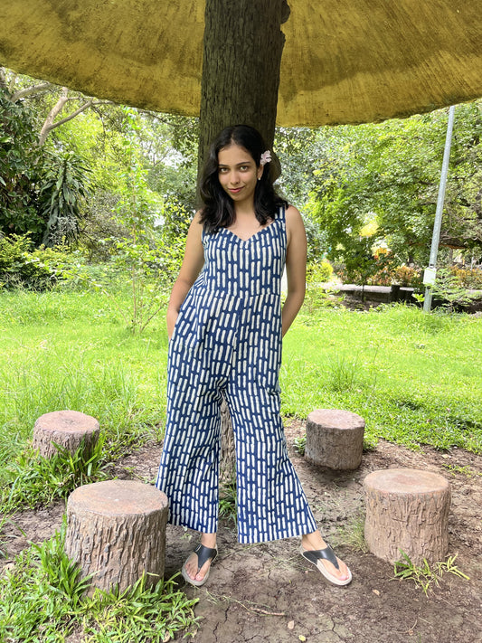 Indigo Breeze Jumpsuit