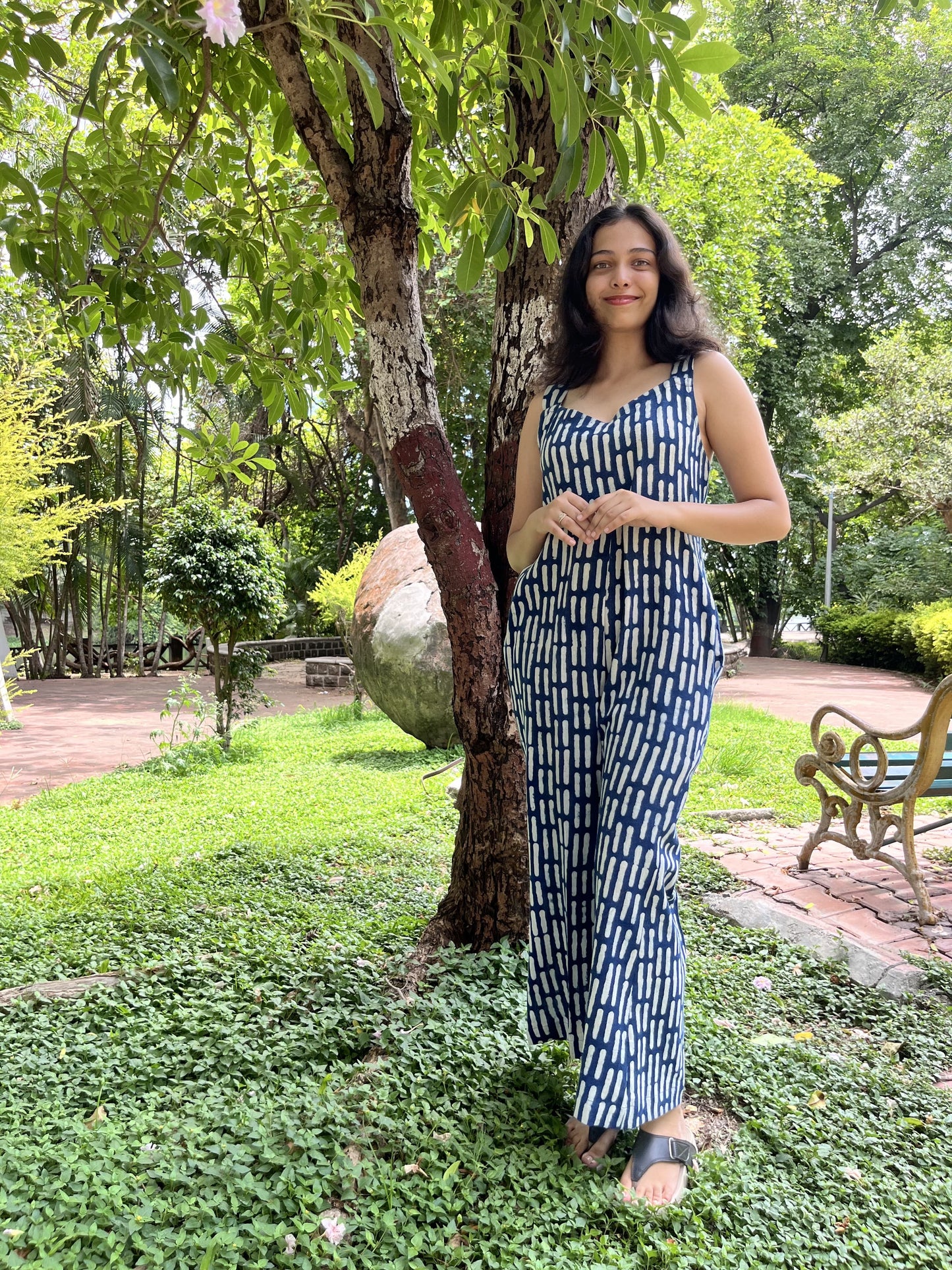 Indigo Breeze Jumpsuit