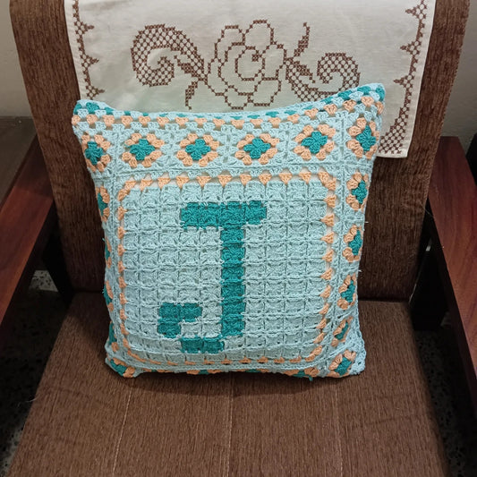 Monogrammed Cushion Cover