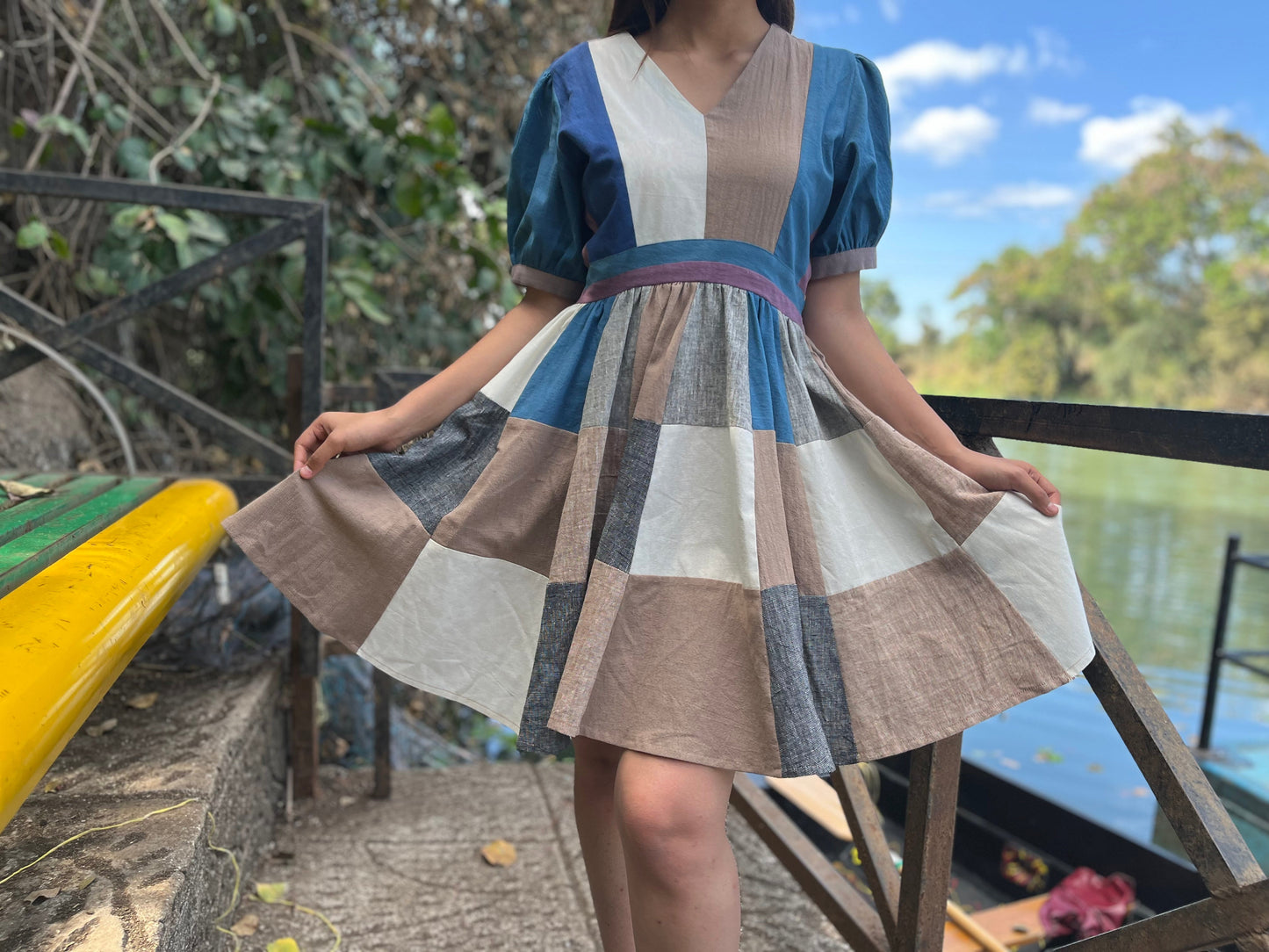 Kalacotton Patchwork Frock