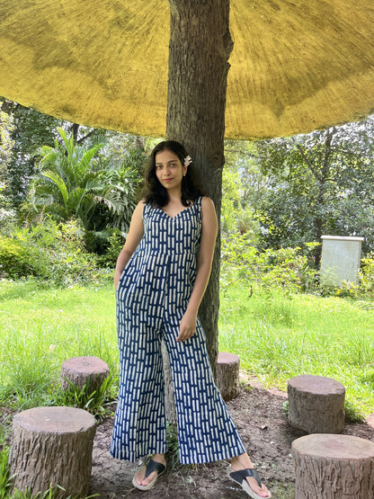 Indigo Breeze Jumpsuit