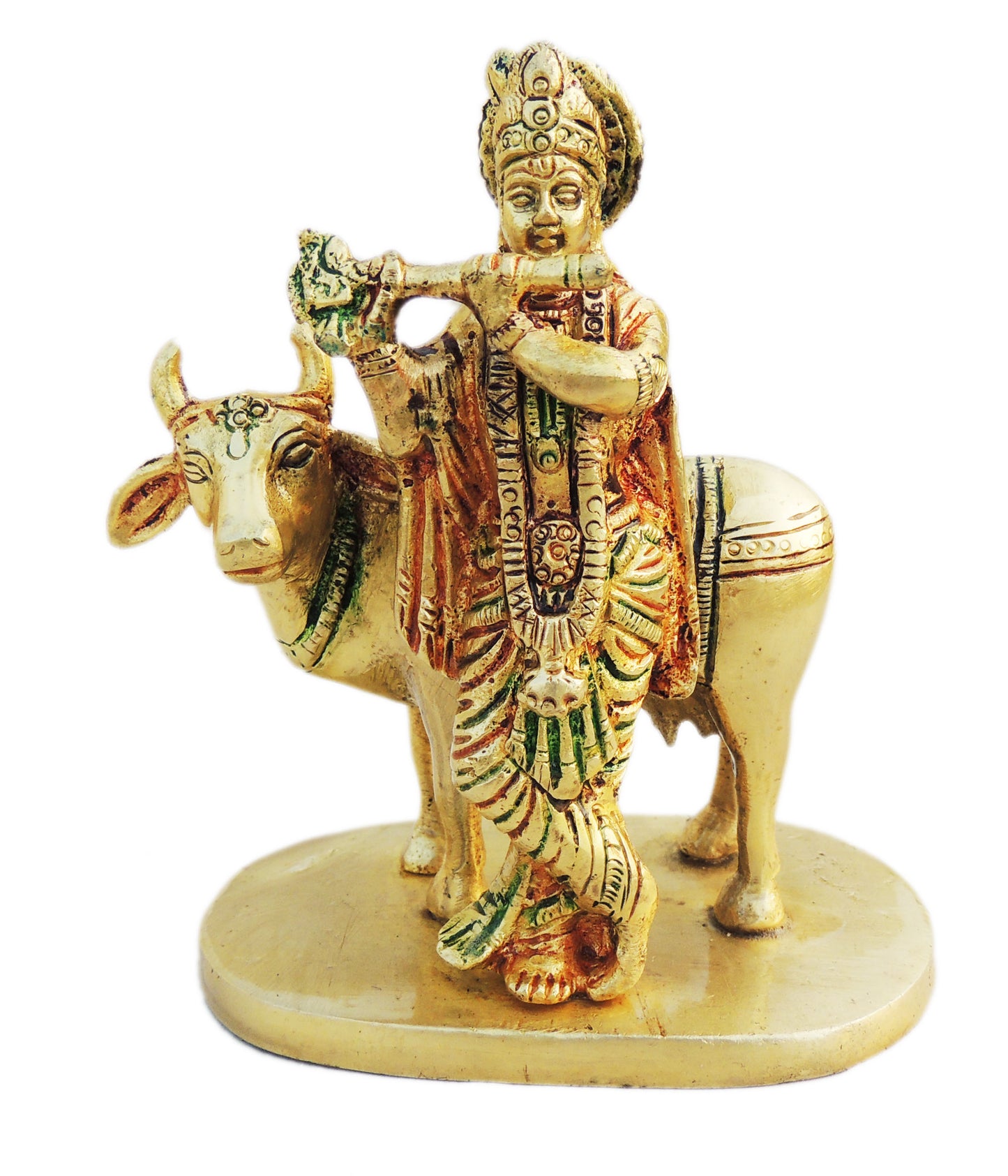 lord krishna and a cow