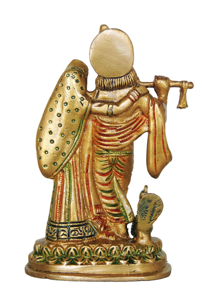 Radha Krishna Idol in Brass