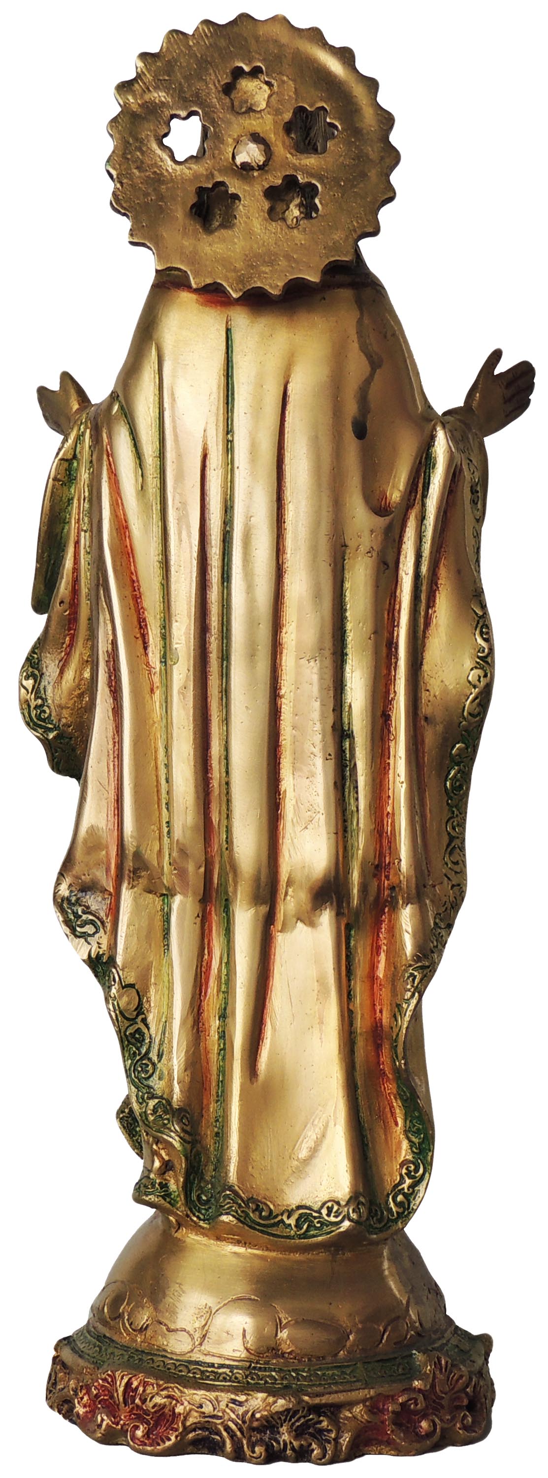 Brass Statue of Jesus back side