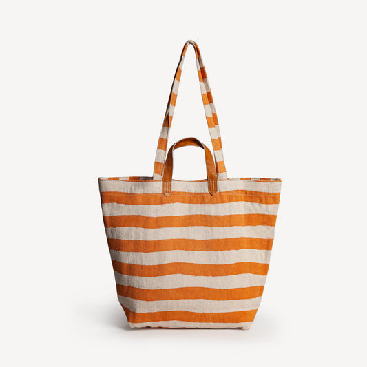 Carryall Tote - Golden Stripe