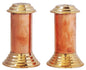 Copper and Brass Salt and Pepper Shakers