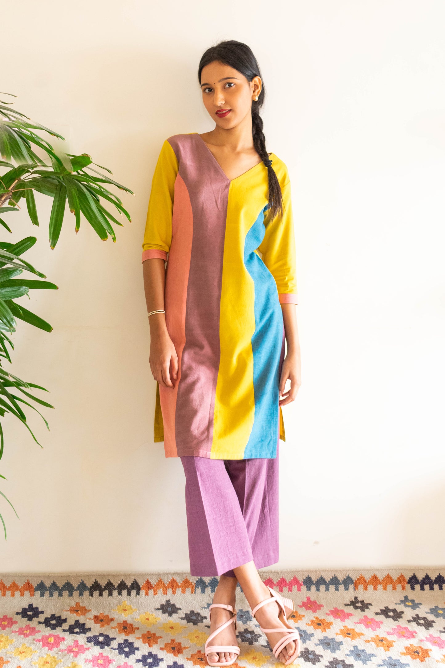 Bamboo Rainbow Kurta