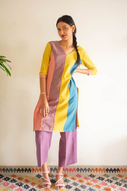 Bamboo Rainbow Kurta