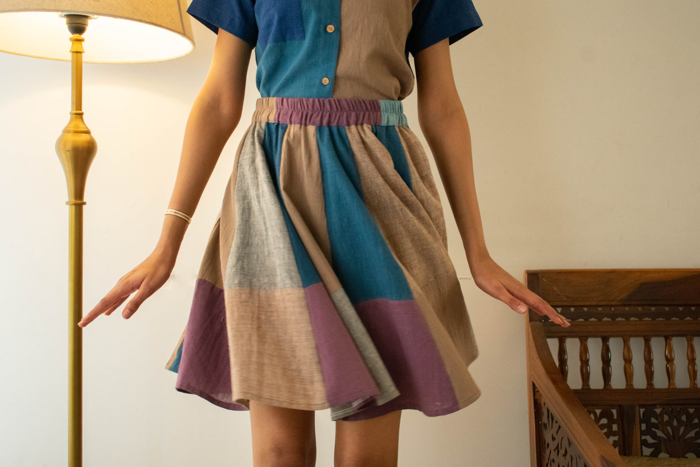 Whimsy Palette Frill Skirt