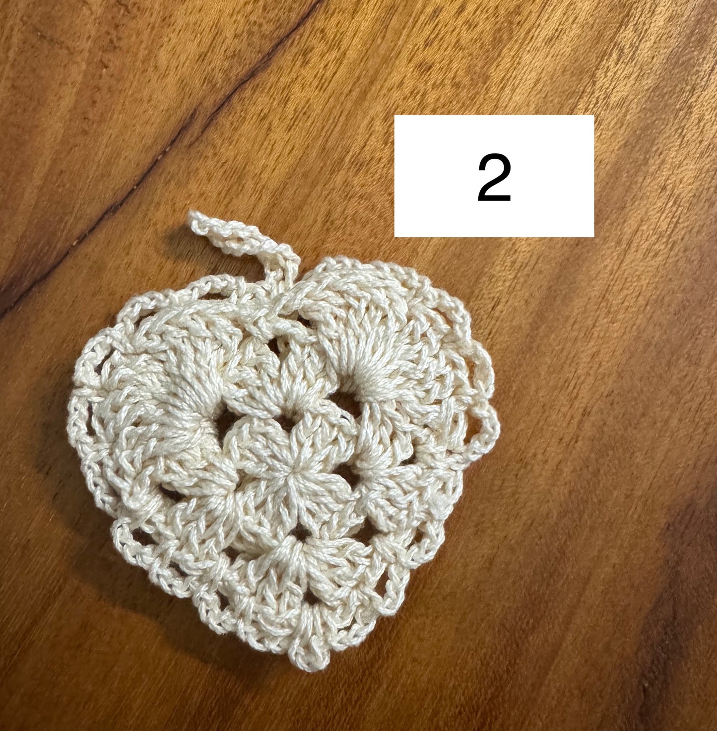 Crochet Heart - Pouch and Christmas ornament