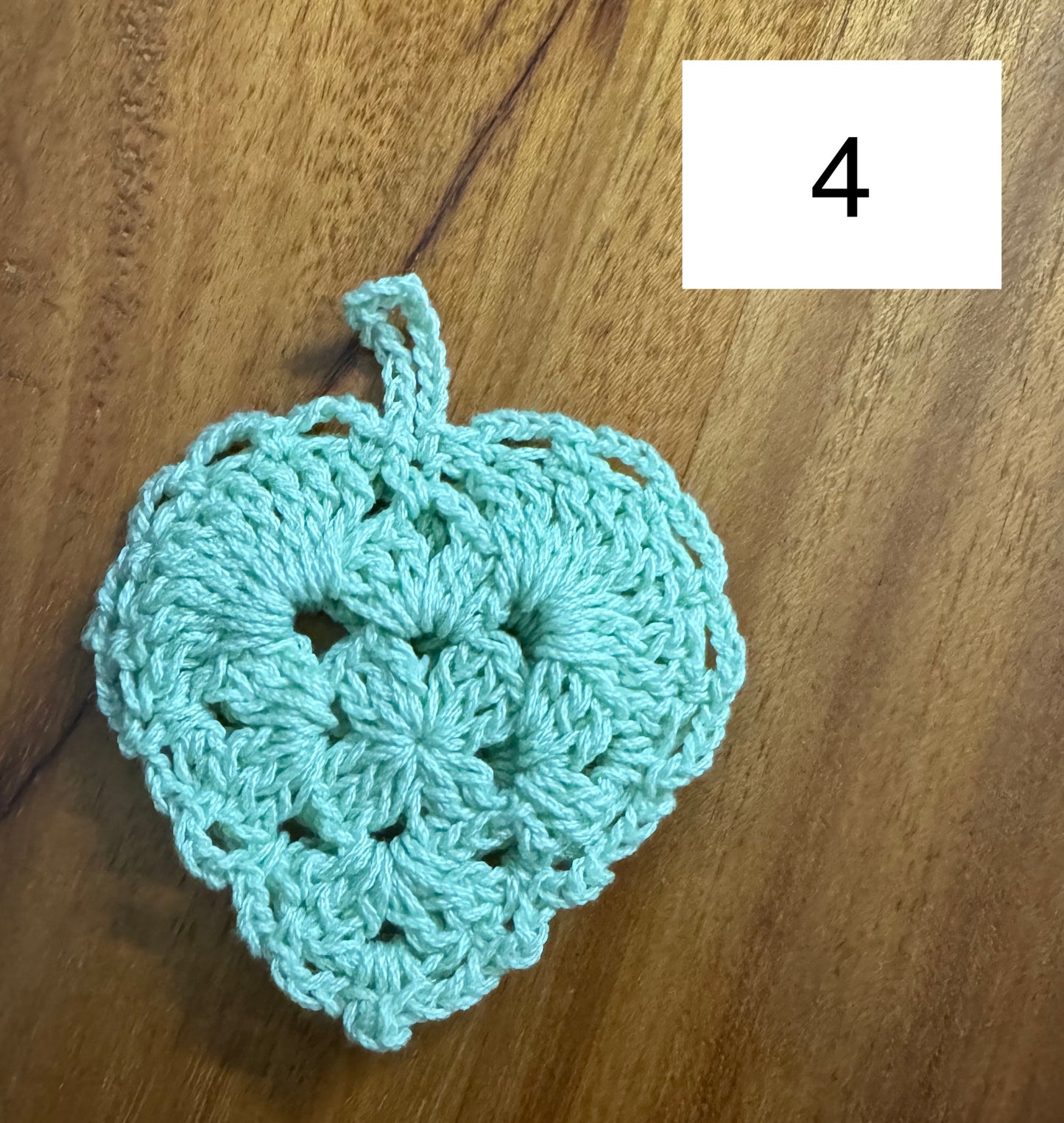 Crochet Heart - Pouch and Christmas ornament