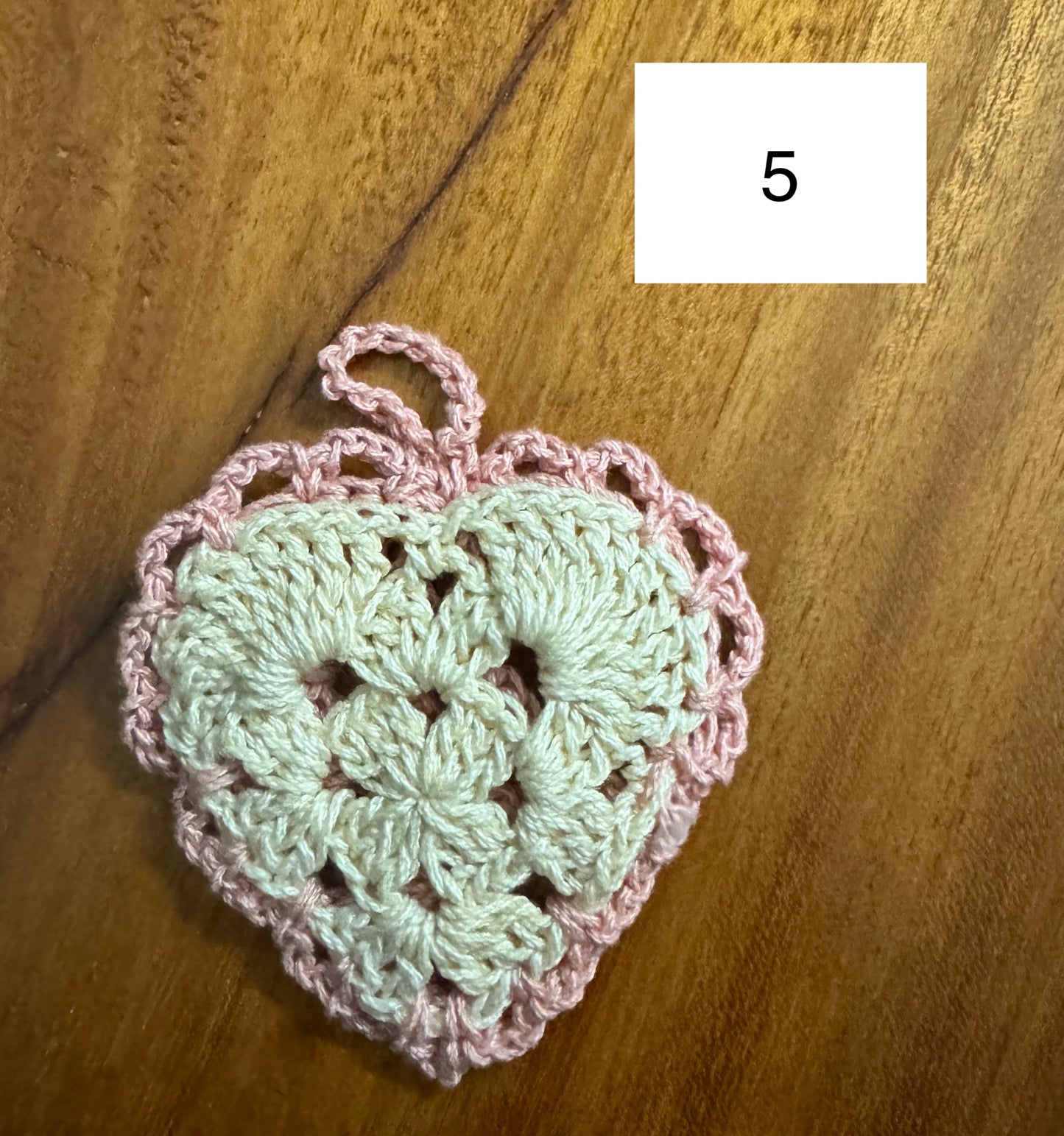 Crochet Heart - Pouch and Christmas ornament