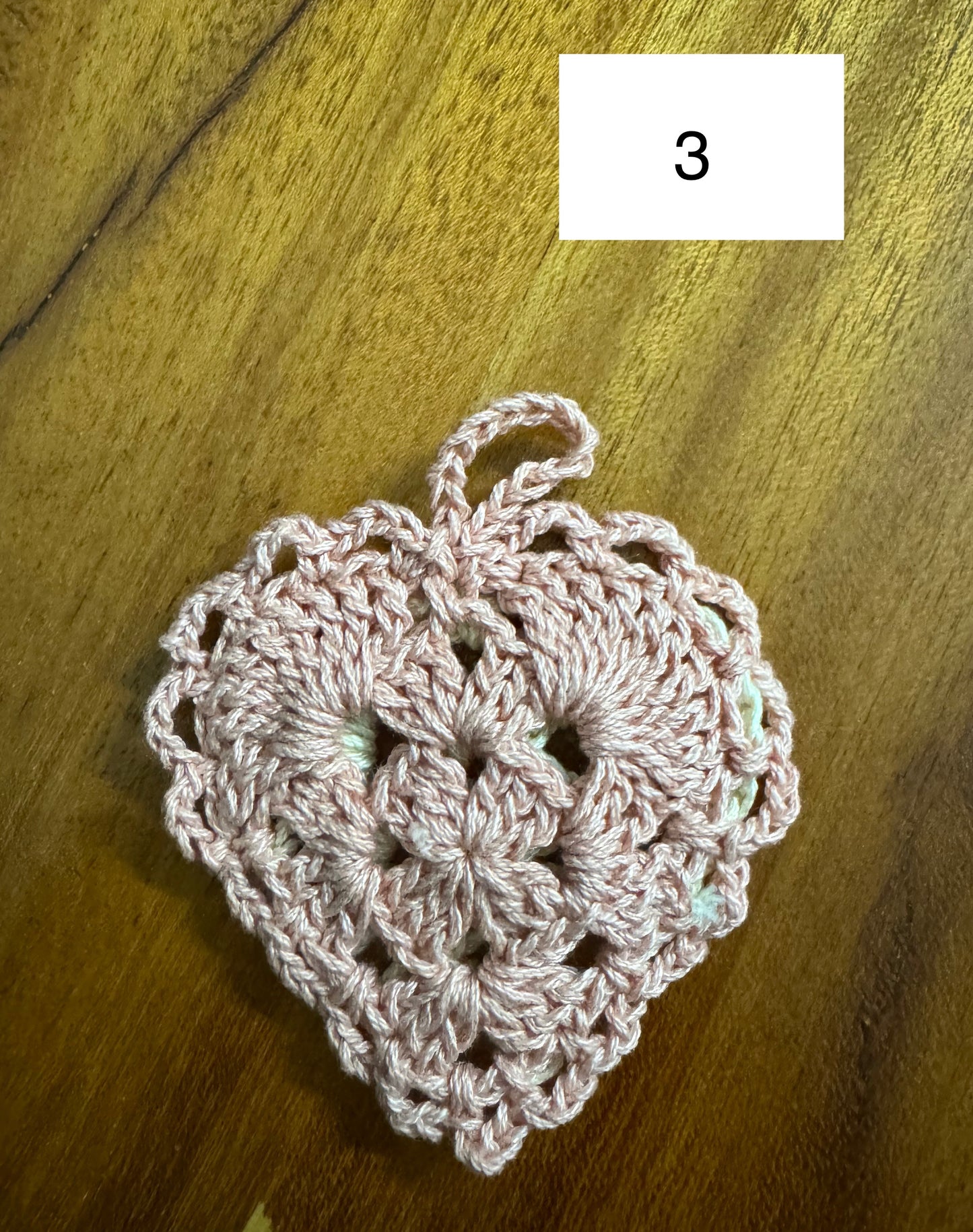 Crochet Heart - Pouch and Christmas ornament