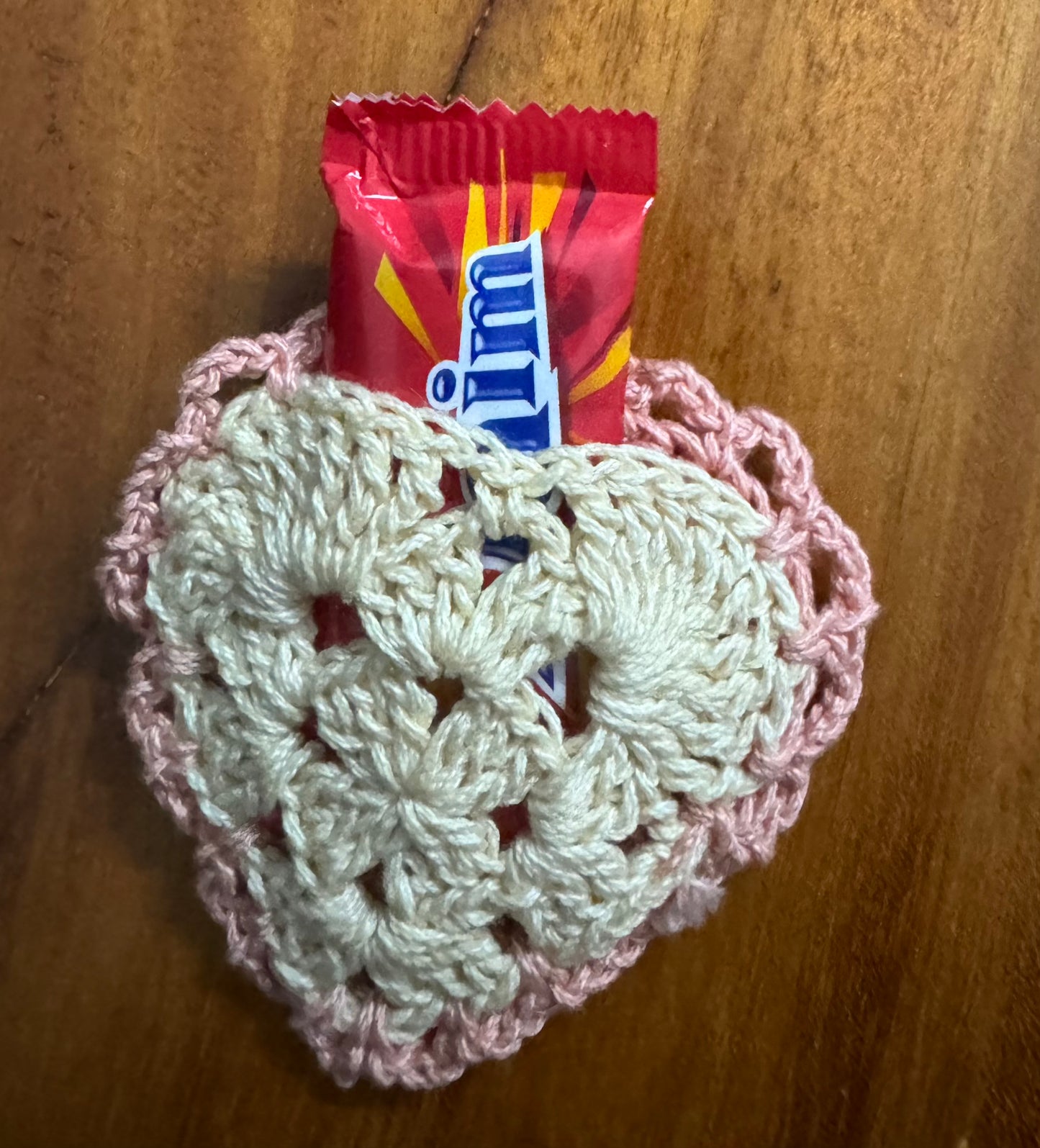 Crochet Heart - Pouch and Christmas ornament