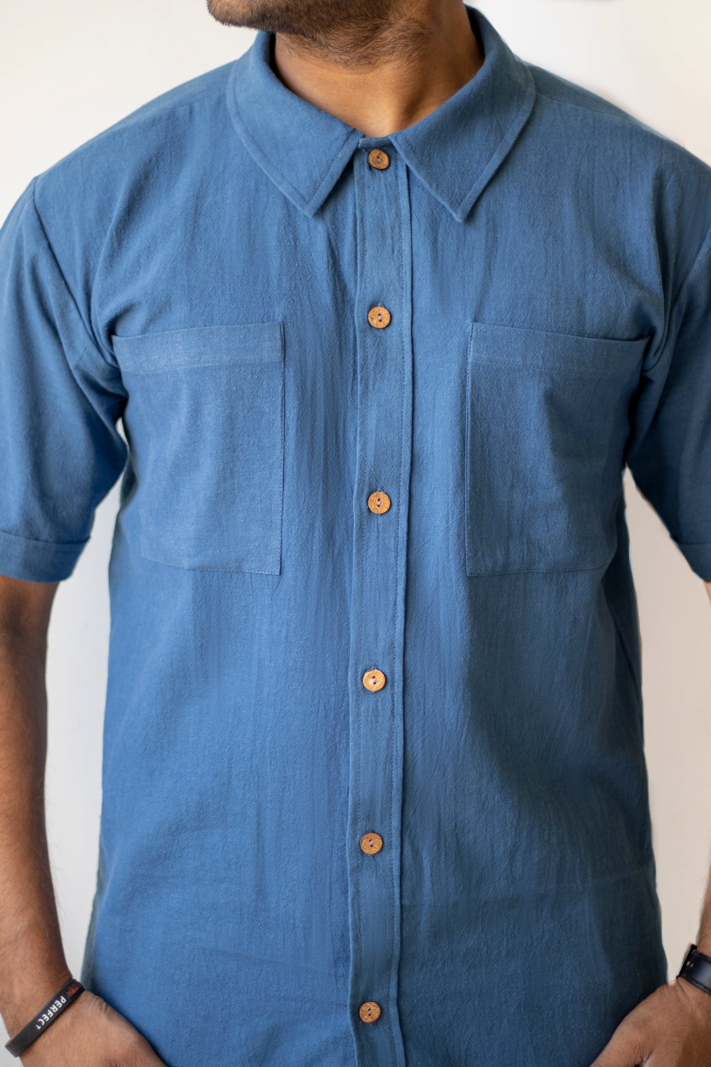 Blue Cubical Shirt