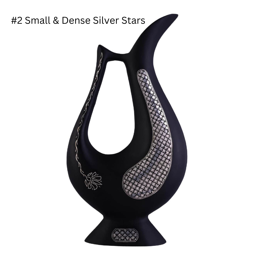 bidri pitcher decor silver inlay