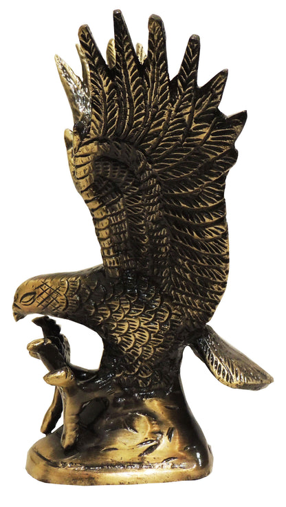 brass eagle side view