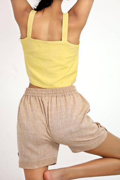 Lemon Zest Strap Top