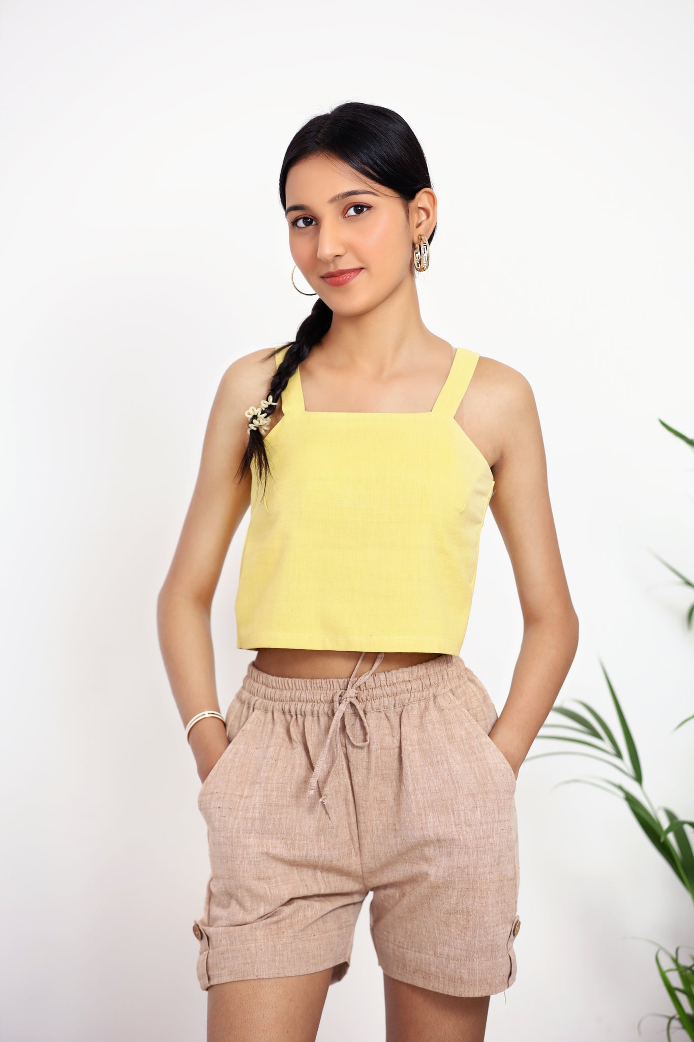 Lemon Zest Strap Top