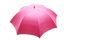 red golf umbrella