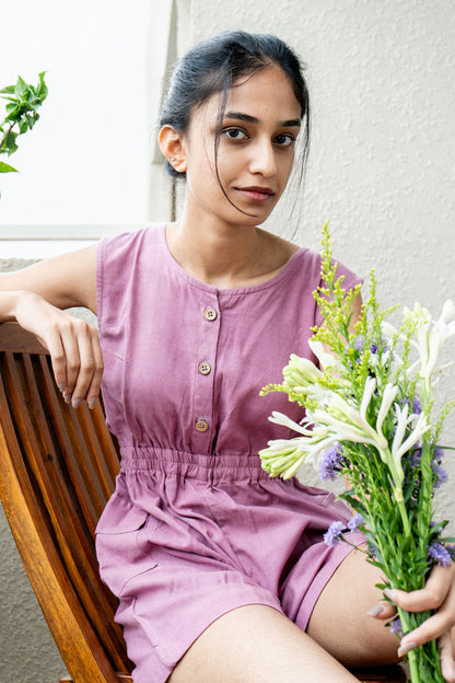 Fuchsia Romper